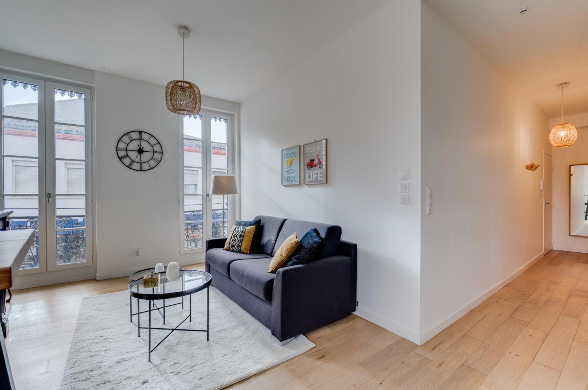 Studio Chic Et Lumineux, Garage, Wifi, Clim Toulouse Exteriör bild