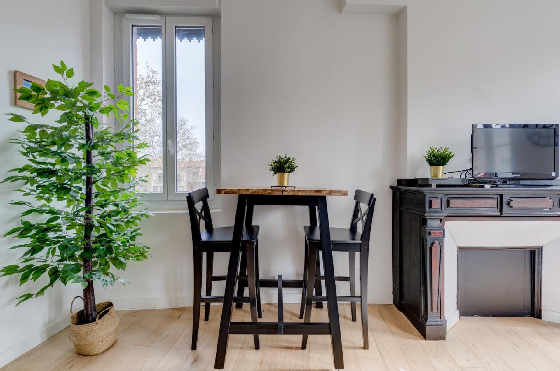 Studio Chic Et Lumineux, Garage, Wifi, Clim Toulouse Exteriör bild